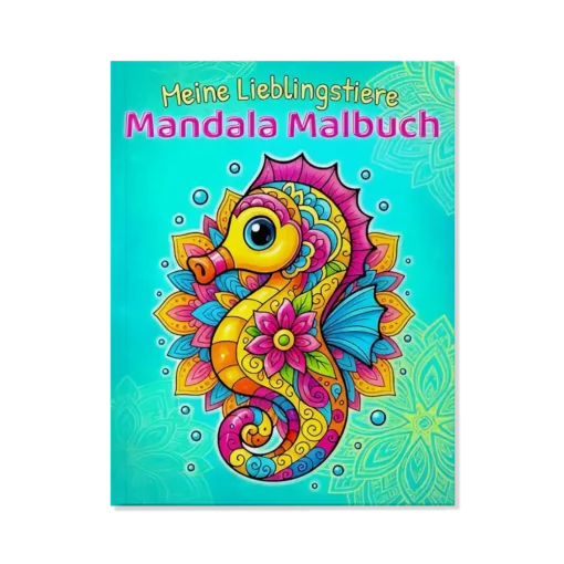 Meine Lieblingstiere Mandala Malbuch